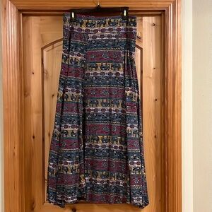 Plume and Thread Maxi Cotton Jersey Skirt Size 3